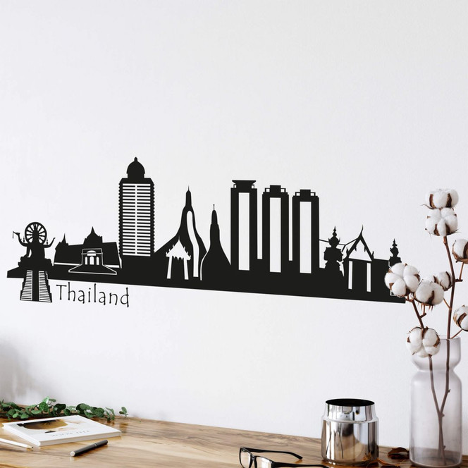Wandtattoo Thailand Skyline