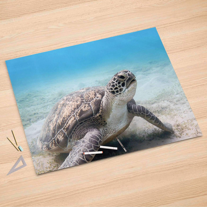 Folienbogen (150x100cm) - Green Sea Turtle- Bild 1