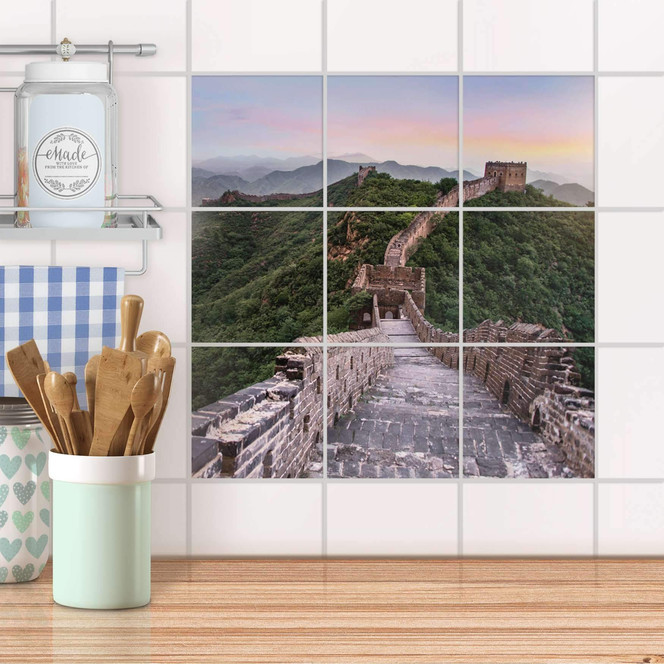 Klebefliesen - The Great Wall - 9er Set