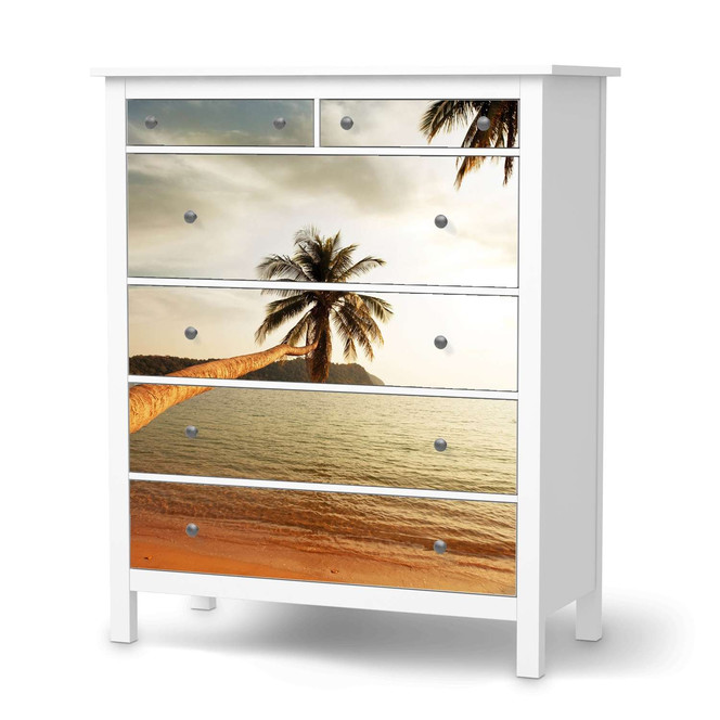 Klebefolie IKEA Hemnes Kommode 6 Schubladen - Paradise- Bild 1