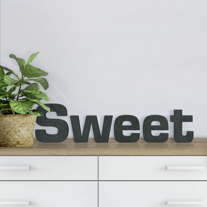 MDF-Holzbuchstaben Sweet