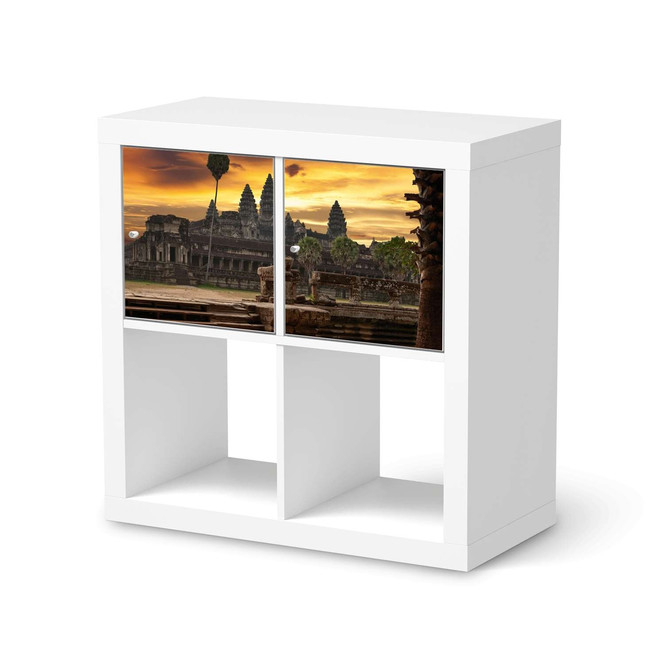 Möbel Klebefolie IKEA Expedit Regal 2 Türen (quer) - Angkor Wat- Bild 1