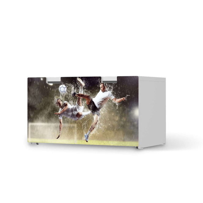 Möbelfolie IKEA Stuva / Malad Banktruhe - Soccer- Bild 1