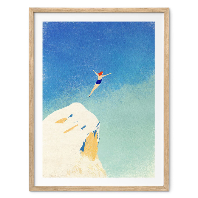Poster Sprung ins Meer - Rivers