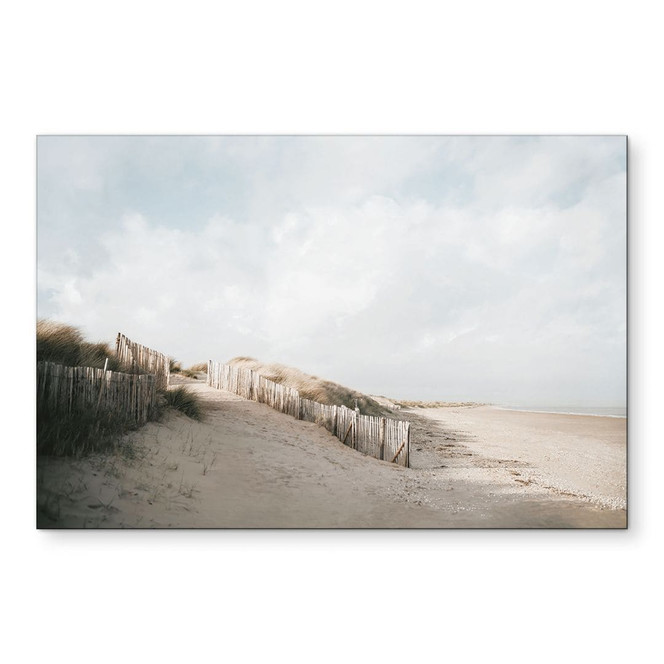Wandbild Dünenlandschaft an der Nordsee - Annie - Alu-Dibond