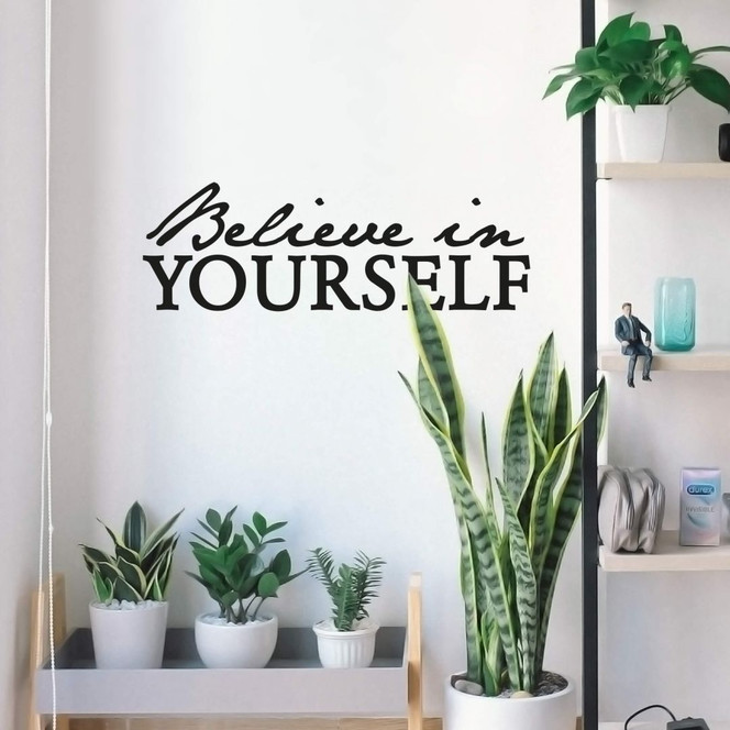 Wandtattoo Believe in yourself
