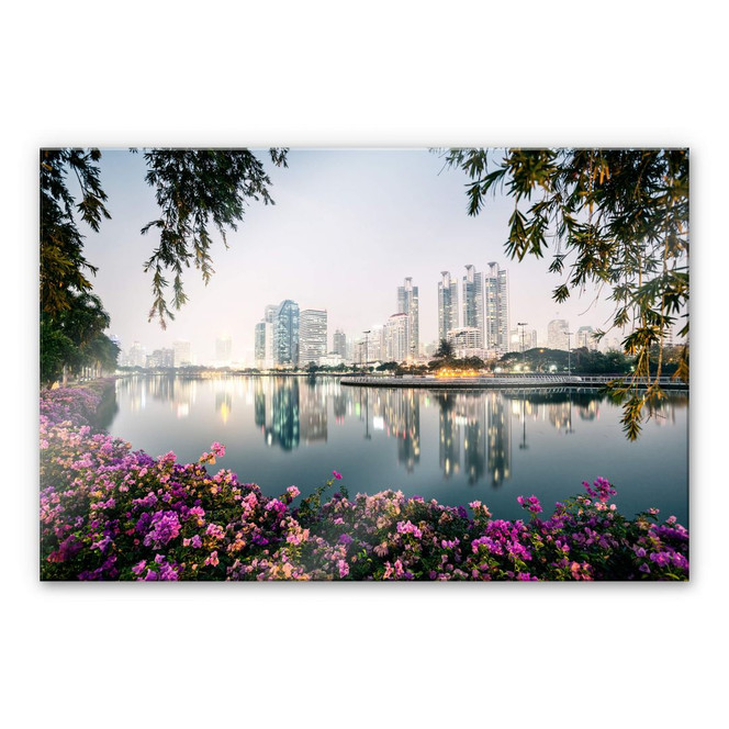 Acrylglasbild Colombo - Bangkok und seine Lichter