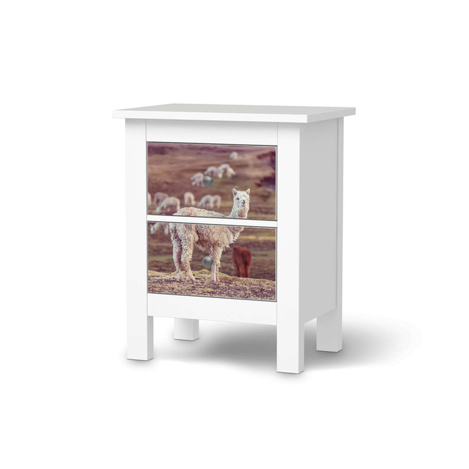 Möbelfolie IKEA Hemnes Kommode 2 Schubladen - Pako- Bild 1
