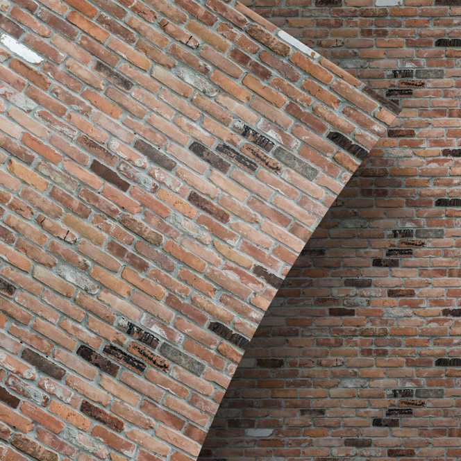 Möbelfolie Rustikale Ziegelsteinmauer