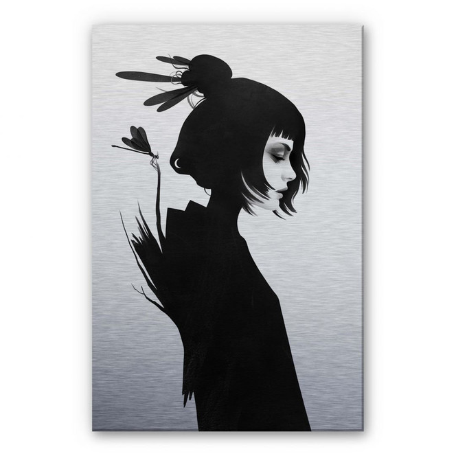 Alu-Dibond Bild mit Silbereffekt Ireland - Passage