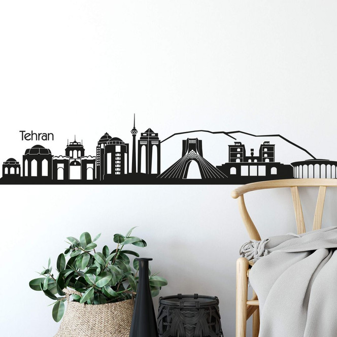 Wandtattoo Tehran Skyline