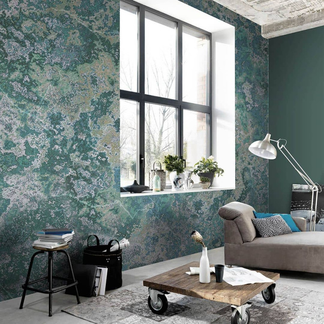 Guido Maria Kretschmer Fototapete Art Edition Microscope silber