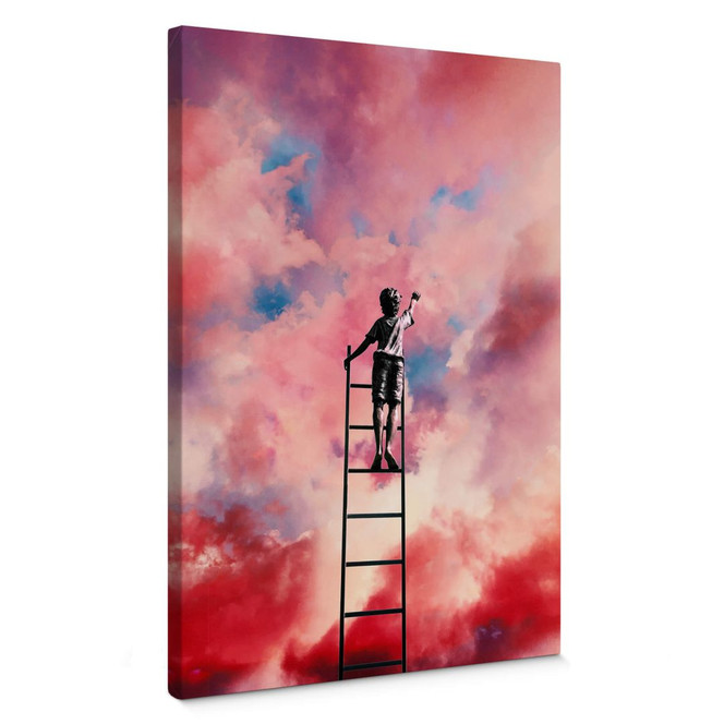 Leinwandbild Surreale Kunst - Wolkenmaler - Taudalpoi