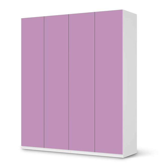 Möbelfolie IKEA Pax Schrank 236cm Höhe - 4 Türen - Flieder Light- Bild 1