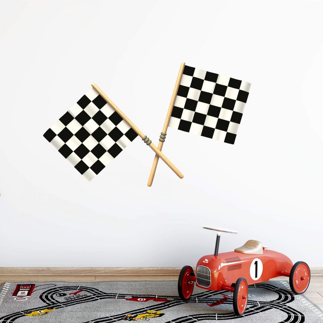 Wandtattoo Michel Agullo - Zielflaggen