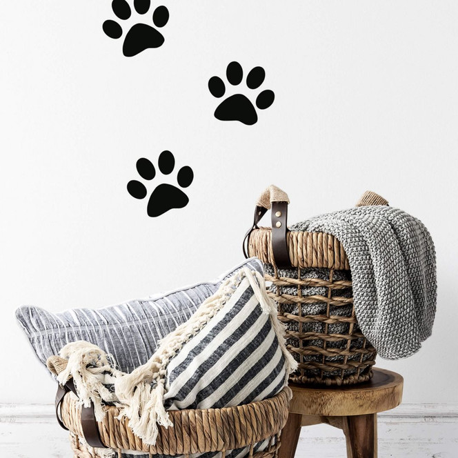 Wandtattoo Tatzenpärchen