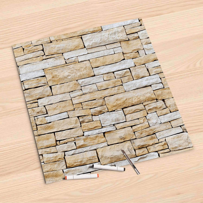 Folienbogen (60x60cm) - Sandstein- Bild 1
