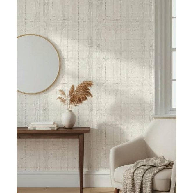 Vliestapete Streifen Modern in Beige