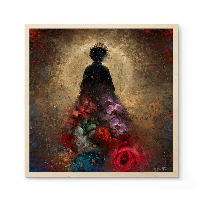 Holzbild Heine - Astro Queen RIP