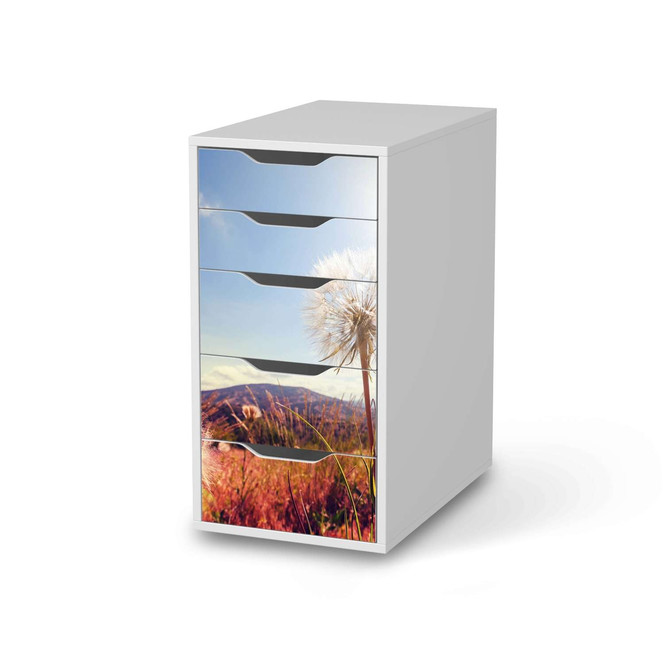 Klebefolie IKEA Alex 5 Schubladen - Dandelion- Bild 1