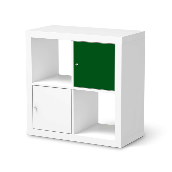 Klebefolie IKEA Expedit Regal Tür einzeln - Grün Dark- Bild 1