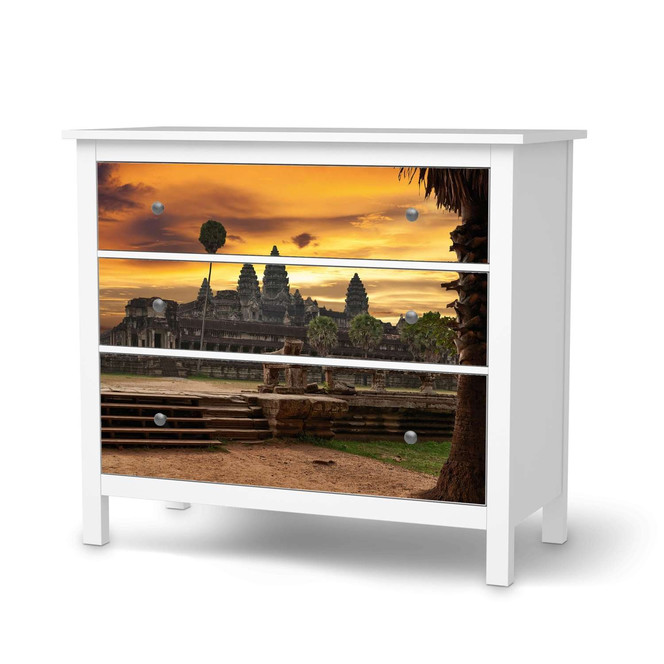 Möbelfolie IKEA Hemnes Kommode 3 Schubladen - Angkor Wat- Bild 1