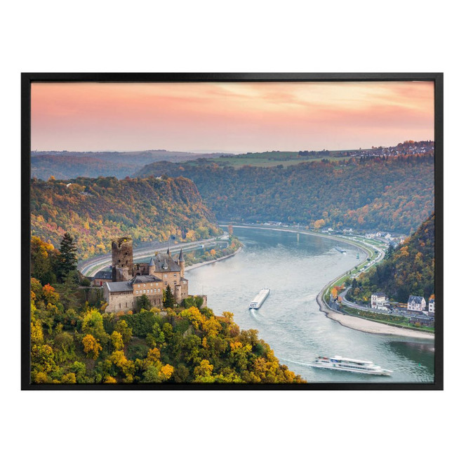 Poster Colombo - Der Rhein im Herbst