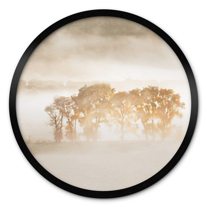 Poster Fan - Sandsturm in den Rocky Mountains - Rund