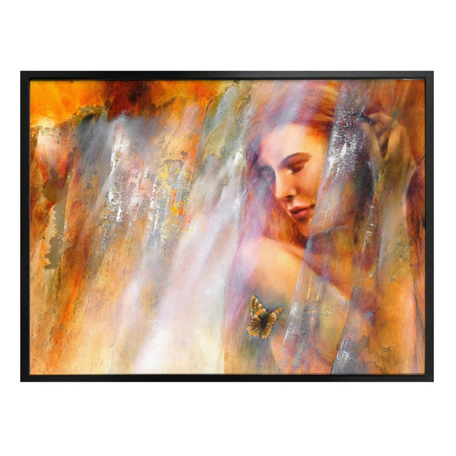 Poster Schmucker - Laura mit Schmetterling