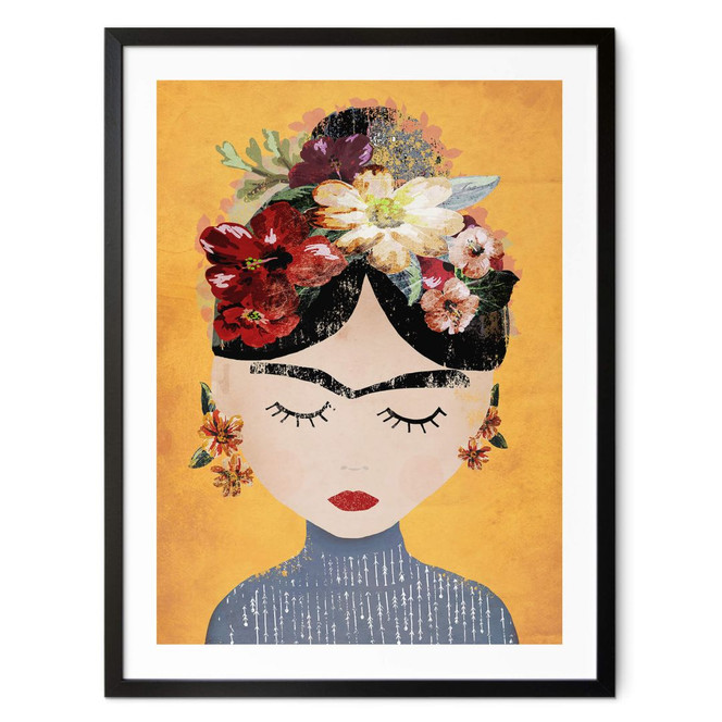 Poster Treechild - Blumige Frida