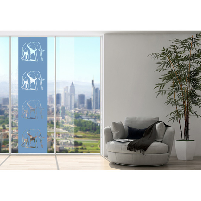 Sichtschutz Vier Elefanten - Bild 1