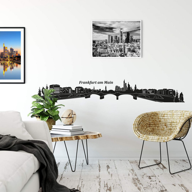 Wandtattoo Frankfurt Skyline 2