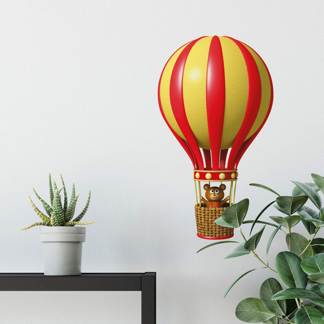 Wandtattoo Michel Agullo - Teddy auf Weltreise