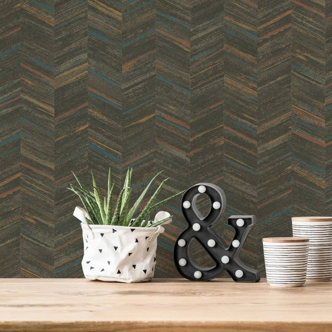 A.S. Création 3D Tapete Geo Effect Vliestapete geometrisch braun, grau