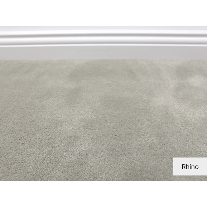 Emily Velours Teppichboden Meterware in Rhino