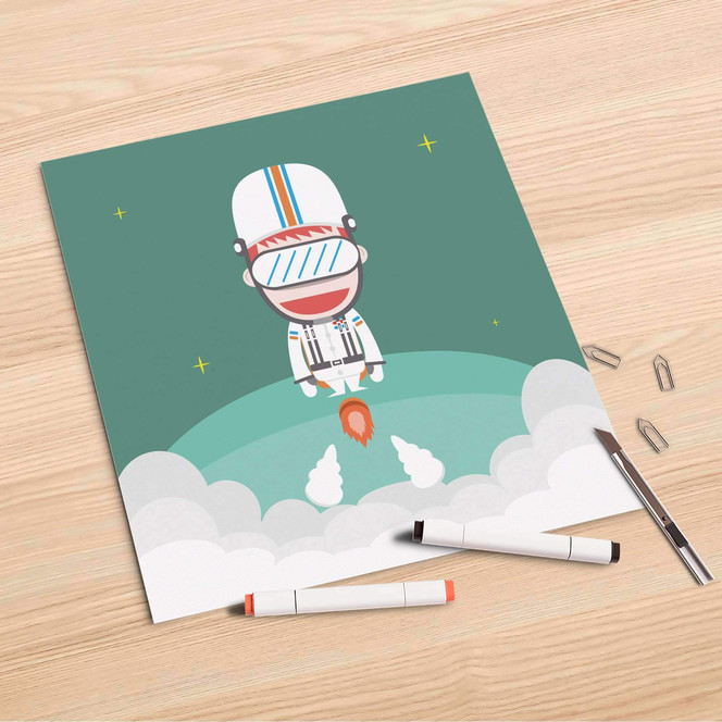 Folienbogen (30x30cm) - Rocket Boy- Bild 1