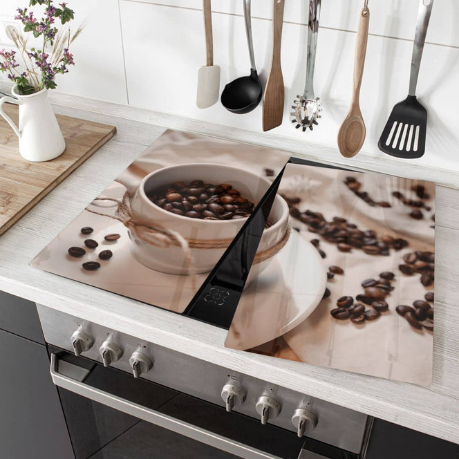 Herdabdeckplatte Kaffee Zauber