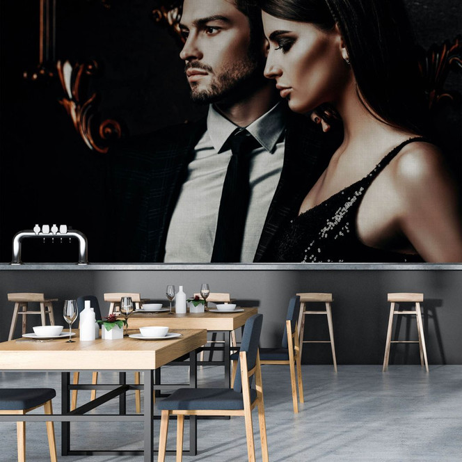Livingwalls Fototapete Walls by Patel 2 black tie 1 - Bild 1