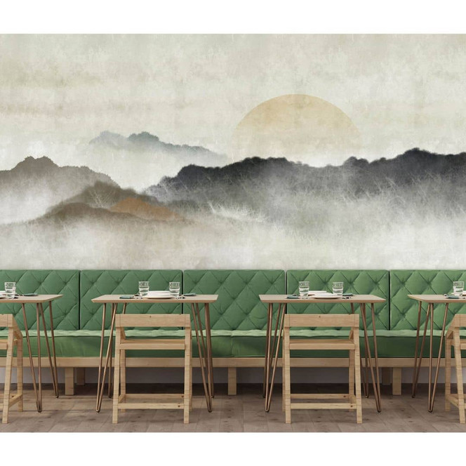 Livingwalls Fototapete Walls by Patel 3 Akaishi 1 beige, grau, blau - Bild 1
