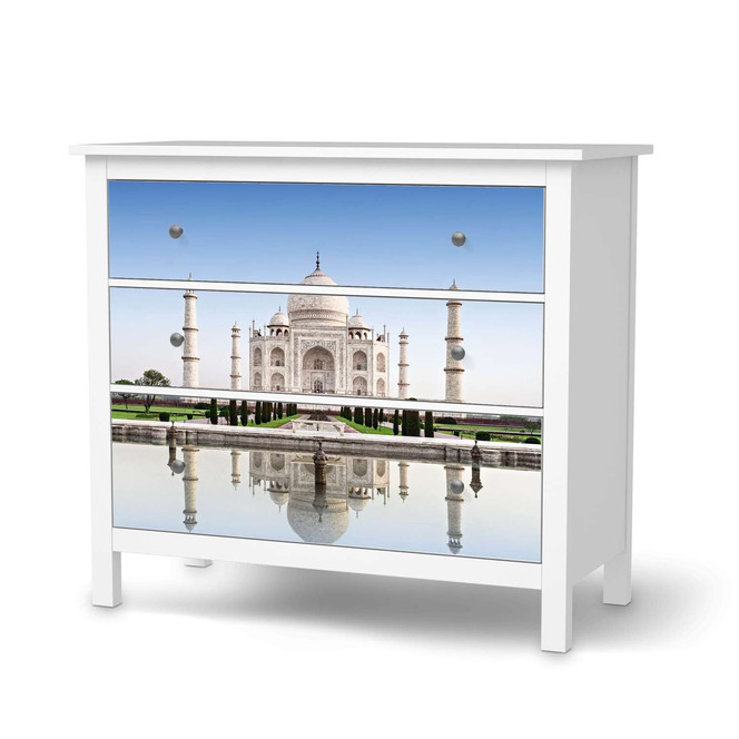 Möbelfolie IKEA Hemnes Kommode 3 Schubladen - Taj Mahal- Bild 1
