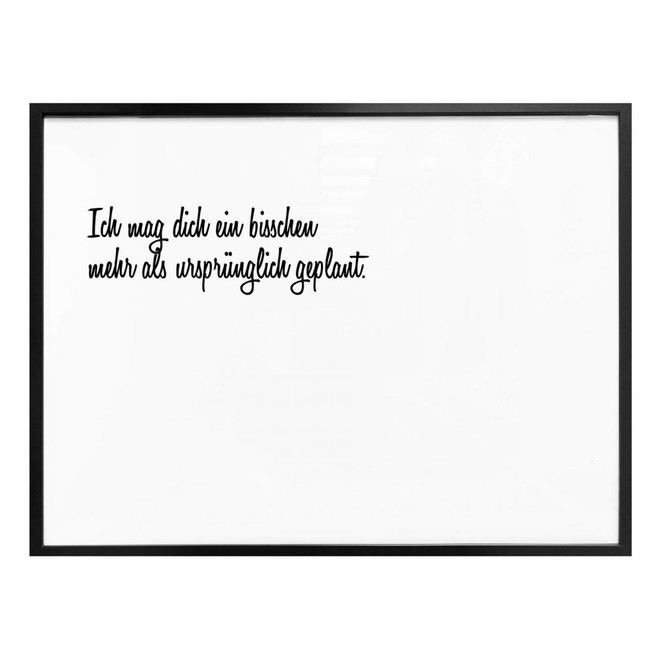 Poster Ich mag dich ein bisschen mehr