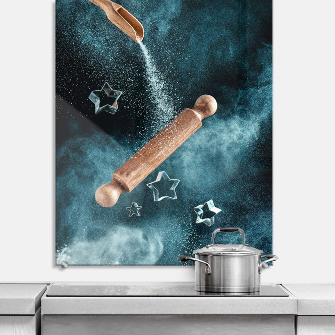 Spritzschutz Belenko - Kitchen mess: Star shaped Cookies