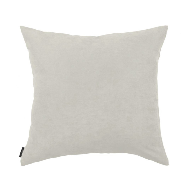 Uni Kissenhülle in silbergrau in 50 x 50 cm