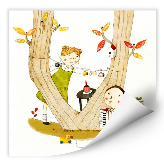 Wallprint Loske - Picknick