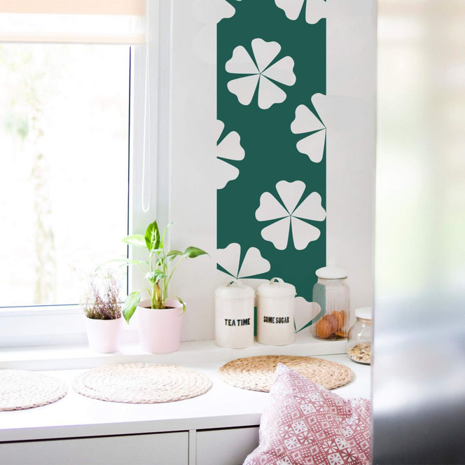 Wandtattoo Banner Blüten
