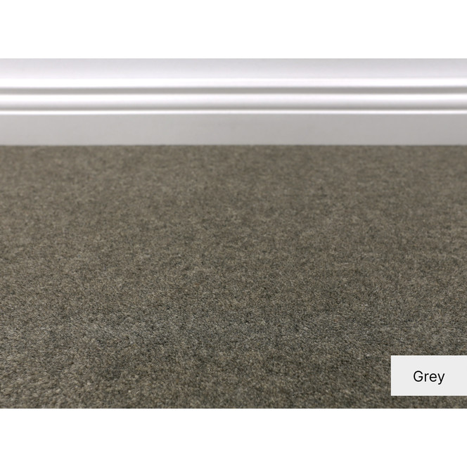 Eco Velvet Teppichboden Meterware in Grey