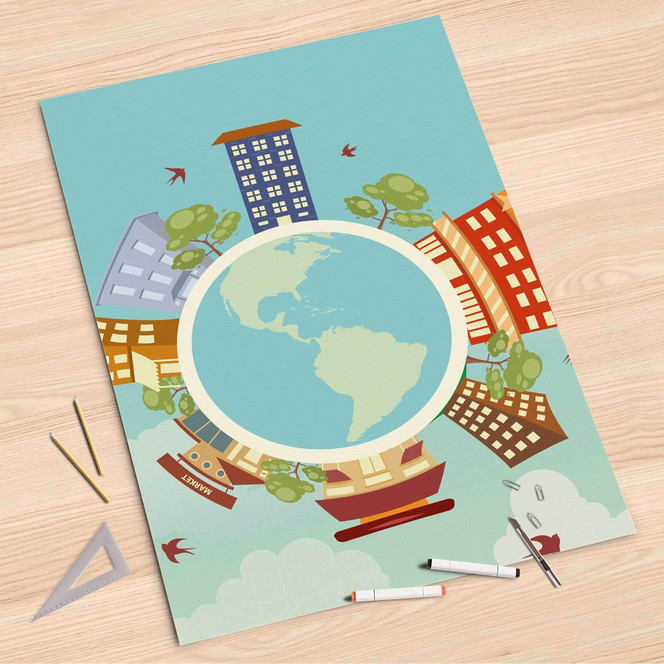 Folienbogen (80x120cm) - Planetastic- Bild 1