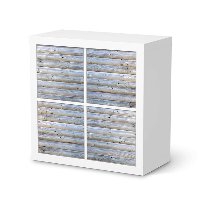 Klebefolie IKEA Kallax Regal 4 Türen - Greyhound- Bild 1