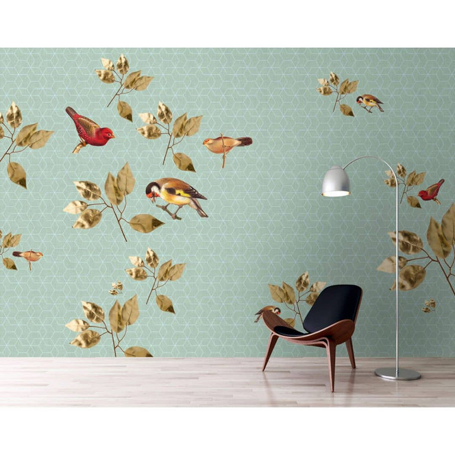 Livingwalls Fototapete Walls by Patel 2 brilliant birds 2