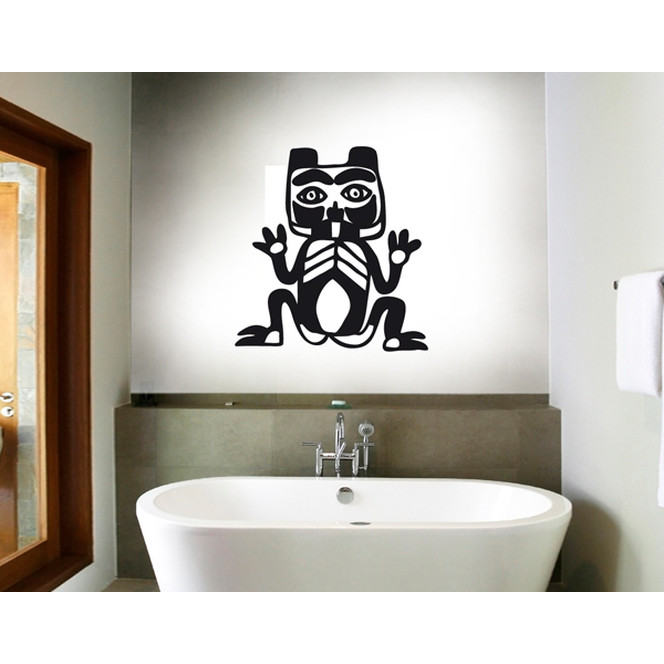 Wandtattoo Primitive Art Katze